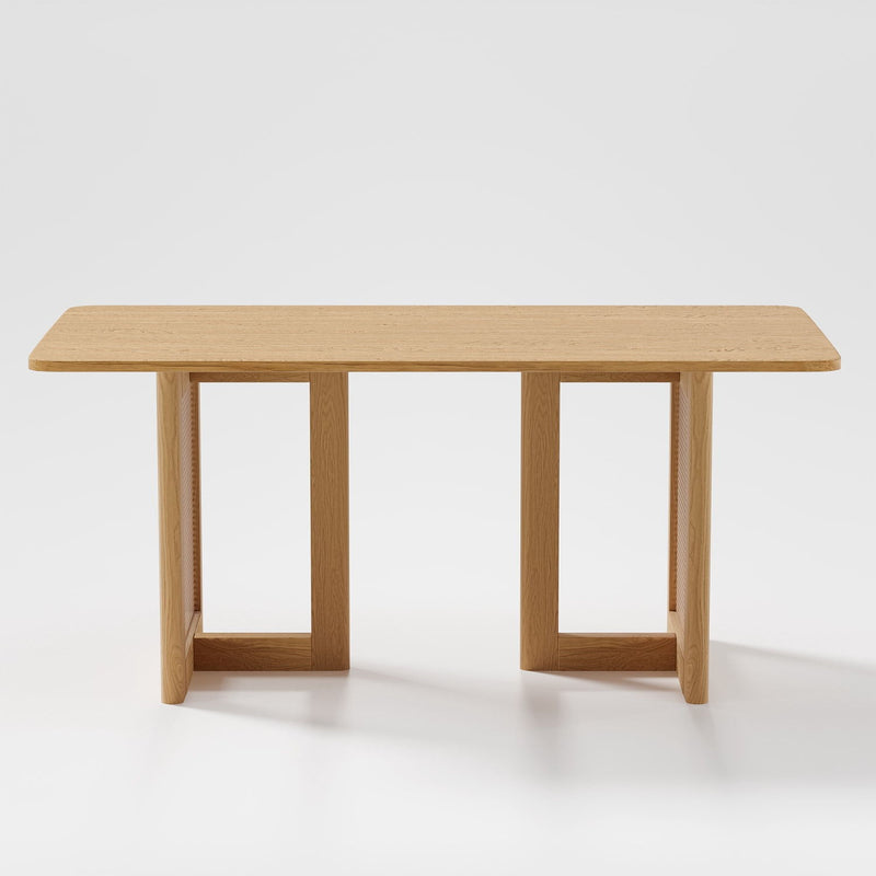 Unfinished Wood Square Bar Table (712249) - Light Brown