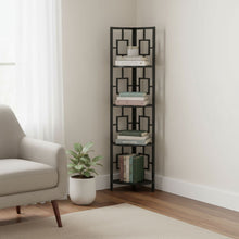 Load image into Gallery viewer, Corner Bookcase - Black
