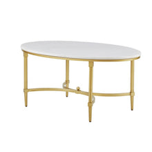 Load image into Gallery viewer, Bordeaux - Coffee Table - White / Gold
