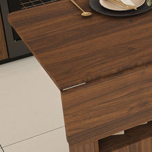 Load image into Gallery viewer, Multi Functional Folding Table With Storage Shelves And Wheels
