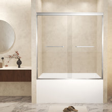 Load image into Gallery viewer, Double Sliding Shower Door With Explosion Proof Film
