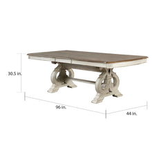 Load image into Gallery viewer, Rustic Dining Set With Table And Upholstered Chairs
