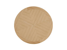 Load image into Gallery viewer, 54" Wood Cross Leg Base Round Top Dining Table - Oak
