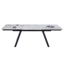 Load image into Gallery viewer, Damita - Ceramic Top Dining Table - White &amp; Black
