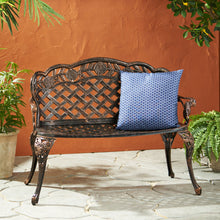 Load image into Gallery viewer, Lucia - Outdoor Garden Bench - Copper
