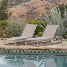 Load image into Gallery viewer, Outdoor Patio Chaise Lounge With 5 Reclining Positions

