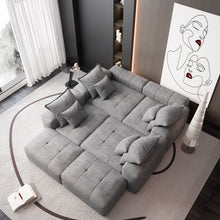 Load image into Gallery viewer, Modern Oversized Diy Combination Modular Sectional Sofa With Pillows
