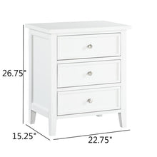 Load image into Gallery viewer, Luca - 3 Drawer Nightstand
