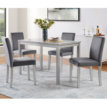 Load image into Gallery viewer, Dining Table Set, Table With A Rectangular Table And Upholstered Chairs
