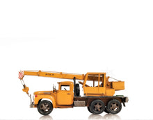 Load image into Gallery viewer, Crane Truck Sculpture - Yellow

