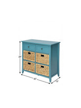 Load image into Gallery viewer, Pop Color Accent Chest With Storage - Blue
