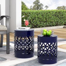 Load image into Gallery viewer, Delight - Powder Coated Iron End Table (Set of 2)
