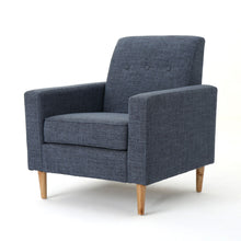 Load image into Gallery viewer, Nebulize - Upholstered Fabric Club Chair With Button Tufted And Square Off Arm And Back
