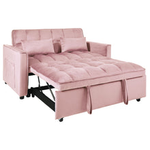 Load image into Gallery viewer, 3 In 1 Pull Out Couch Convertible Sofa Bed With Reclining Backrest
