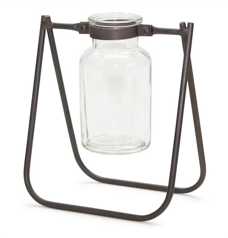 Round Table Vases (Set of 2) - Clear / Clear