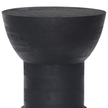 Load image into Gallery viewer, Solid Wood Backless Chair - Black
