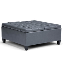 Load image into Gallery viewer, Harrison - Upholstered Coffee Table Storage Ottoman

