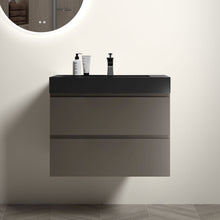 Load image into Gallery viewer, Alice - Bathroom Vanity With Sink, Large Storage Wall Mounted Floating Bathroom Vanity For Modern Bathroom, One-Piece Sink Basin Without Drain And Faucet
