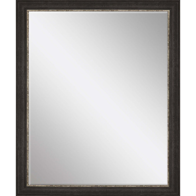 Framed Accent Mirror - Dark Brown