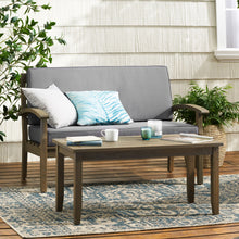 Load image into Gallery viewer, 4 Person Outdoor Seating Group With Water Resistant Cushions
