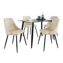 Load image into Gallery viewer, Clara Giovani - 5 Piece Contemporary Dining Set
