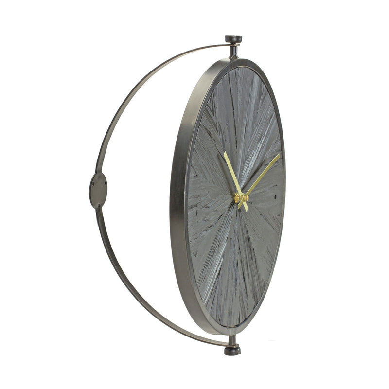 Circle Analog Wall Clock (516216) - Black