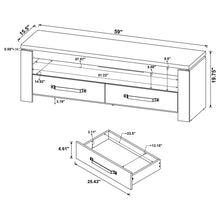 Load image into Gallery viewer, Tesoro - TV Stand With 2 Drawers - Mango Color
