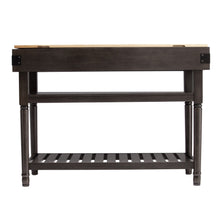 Load image into Gallery viewer, 48" Kitchen Island With Storage - Natural / Brown
