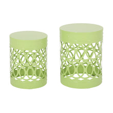 Load image into Gallery viewer, Outdoor Metal S/2 End Table
