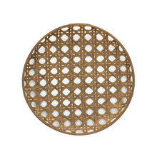 Load image into Gallery viewer, 22" Round Bamboo Vanity Tray - Brown
