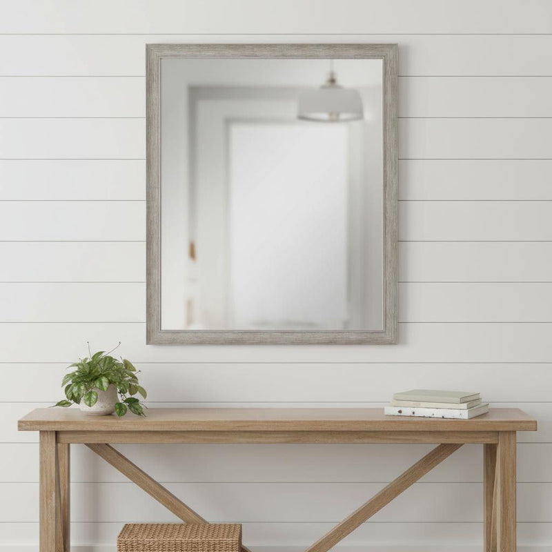 Framed Accent Mirror - Silver
