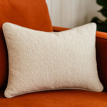 Load image into Gallery viewer, Homey Cozy - Textured Throw Pillow - Ivory
