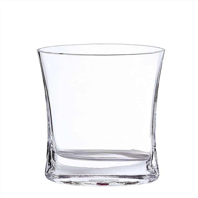 Mouth Blown Pocket Table Vase - Clear
