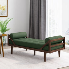 Load image into Gallery viewer, Chic Contemporary Chaise Lounge With Button Tufting And Bentwood Structure
