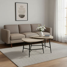 Load image into Gallery viewer, Triangle Nested Coffee Tables (Set of 2) - Taupe And Black
