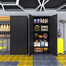 Load image into Gallery viewer, 2 Door File Cabinet With Lock, 4 Adjustable Shelves, Heavy-Duty
