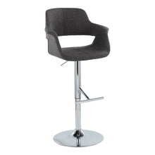 Load image into Gallery viewer, Vintage Flair - Mid Century Modern Adjustable Barstool &amp; Straight T Footrest (Set of 2)
