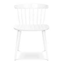 Load image into Gallery viewer, Heavy Duty Plastic Slat Back Dining Side Chair - White
