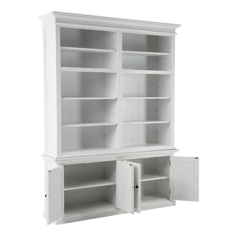 Adjustable Four Tier Bookcase (397127) - White