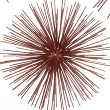 Load image into Gallery viewer, Spiked Decorative Orb Tabletop Sculpture - Red
