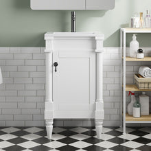 Load image into Gallery viewer, Bathroom Vanity With Sink, Storage Cabinet With Door, Drop In Sink, Compact Freestanding Design
