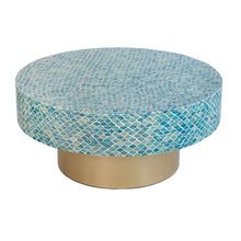 Load image into Gallery viewer, Unique Capiz Coffee Table &amp; Pedestal Base
