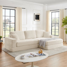 Load image into Gallery viewer, Modern Minimalist L Shape Modular Sectional Sofa, Couch
