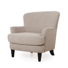 Load image into Gallery viewer, Melodique - Boucle Fabric Upholstered Club Chair With Tapered Legs
