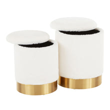 Load image into Gallery viewer, Marla - Contemporary Nesting Ottoman Set
