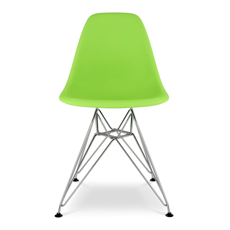 Steel Dining Side Chair - Green