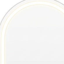 Load image into Gallery viewer, 60" Arch Freestanding Frameless Standing Mirror - White
