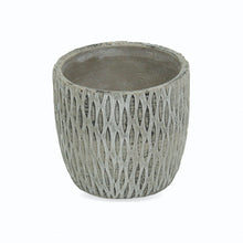 Load image into Gallery viewer, Geometric Round Pot Planter - Gray
