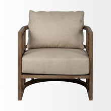 Load image into Gallery viewer, 30" Modern Fabric Arm Chair - Brown
