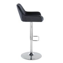 Load image into Gallery viewer, Daniella - Contemporary Adjustable Barstool With Swivel With Rounded Rectangle Footrest (Set of 2)
